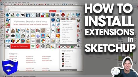 sketchup extension warehouse|Adding Extensions to SketchUp .